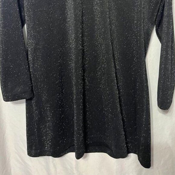 Dress.com Sparkly Long-Sleeve Shift Dress – Size Large - Picture 9 of 10